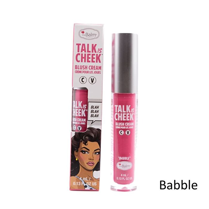 theBalm Talk is Cheek : Cream Blush - 6 Colors - Lecture - 4ml