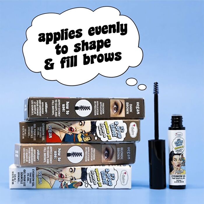 theBalm It\'s a Brow Time! Eyebrow Gel - 4 Colors - Blonde Brown - 3.6g