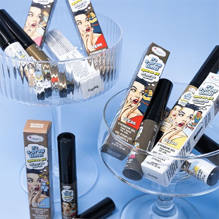 theBalm It\'s a Brow Time! Eyebrow Gel - 4 Colors - Dark Brown - 3.6g