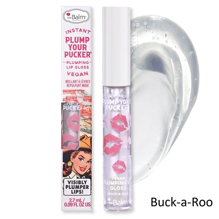 theBalm Instant Plump Your Pucker : Plumping Lip Gloss - 7 Colors - Giddy-Up - 2.7ml