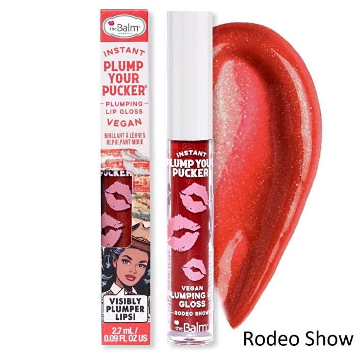 theBalm Instant Plump Your Pucker : Plumping Lip Gloss - 7 Colors - Howdy Honey - 2.7ml