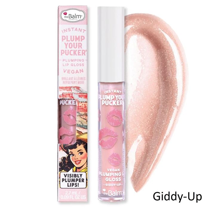 theBalm Instant Plump Your Pucker : Plumping Lip Gloss - 7 Colors - Night Rider - 2.7ml