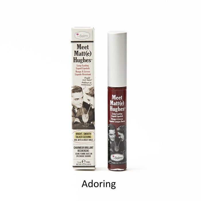 theBalm Meet Matte Hughes : Matte Liquid Lipstick - 12 Colors - Generous - 7.4ml
