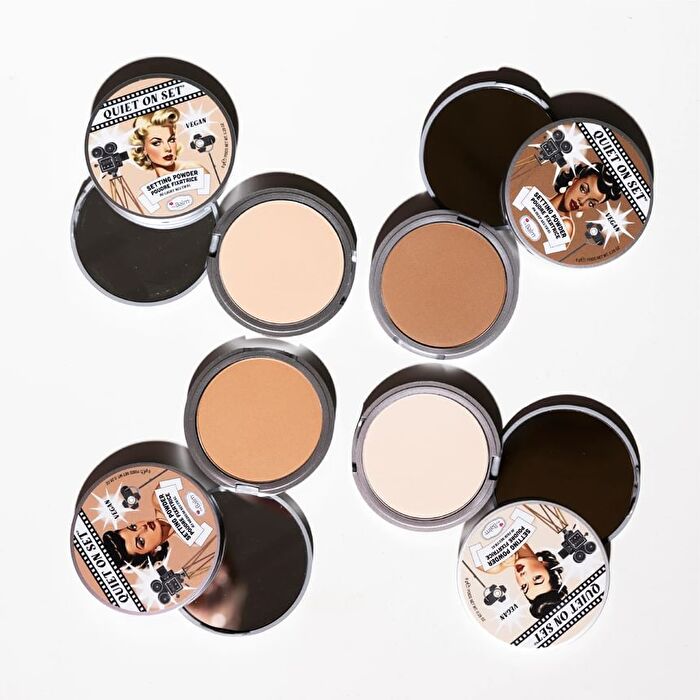 theBalm Quiet on Set : Setting Powder - 4 Colors - 03# Medium Neutral - 8g