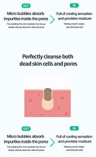 Facial Wash Bubble Mask Set - 2 Types - Cica
