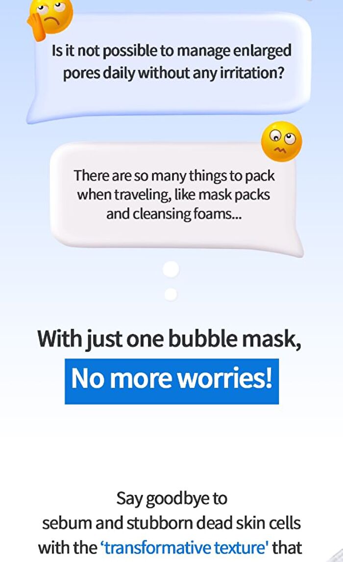Facial Wash Bubble Mask Set - 2 Types - Collagen