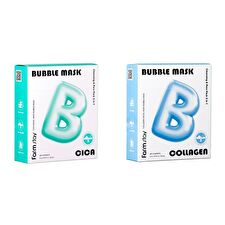 Farmstay Facial Wash Bubble Mask Set - 2 Types - Collagen