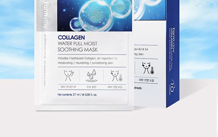 Collagen Water Full Moist Soothing Mask Set - 27ml x 10 sheets