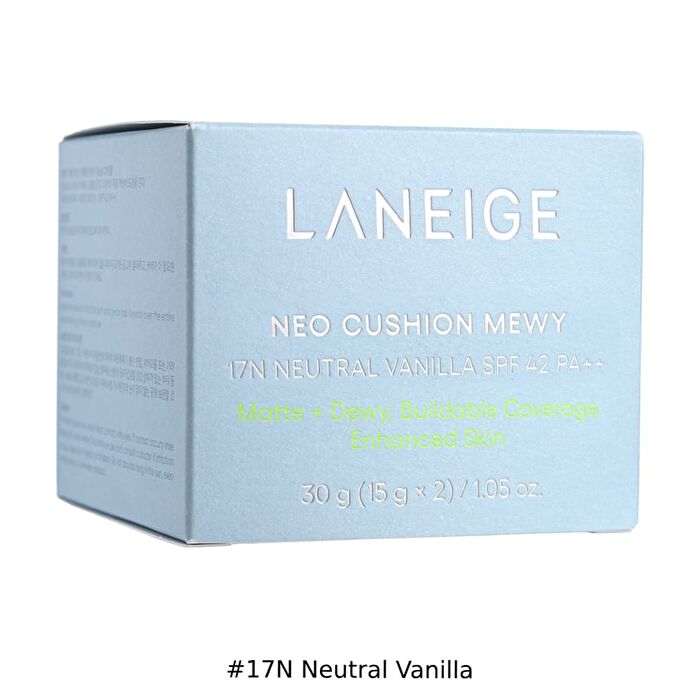 Neo Cushion Mewy Double Set - 5 Colors - #17W Warm Ivory