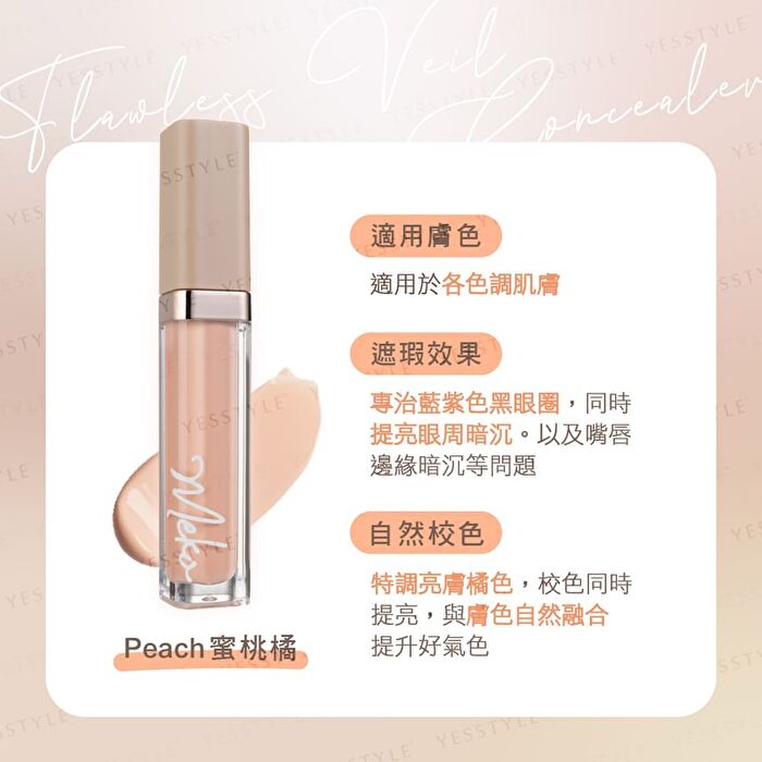 Meko Flawless Veil Concealer - Milky Gray Green