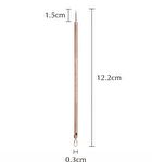 Double-Headed Anti-Slip Acne Popper Stick - Rose Gold - 1 pc