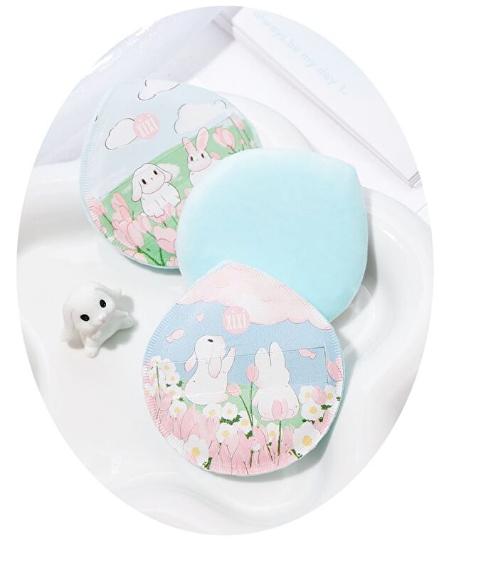 Rabbit Bubble Makeup Puff - 2 Types - #01 Green - 1pcs