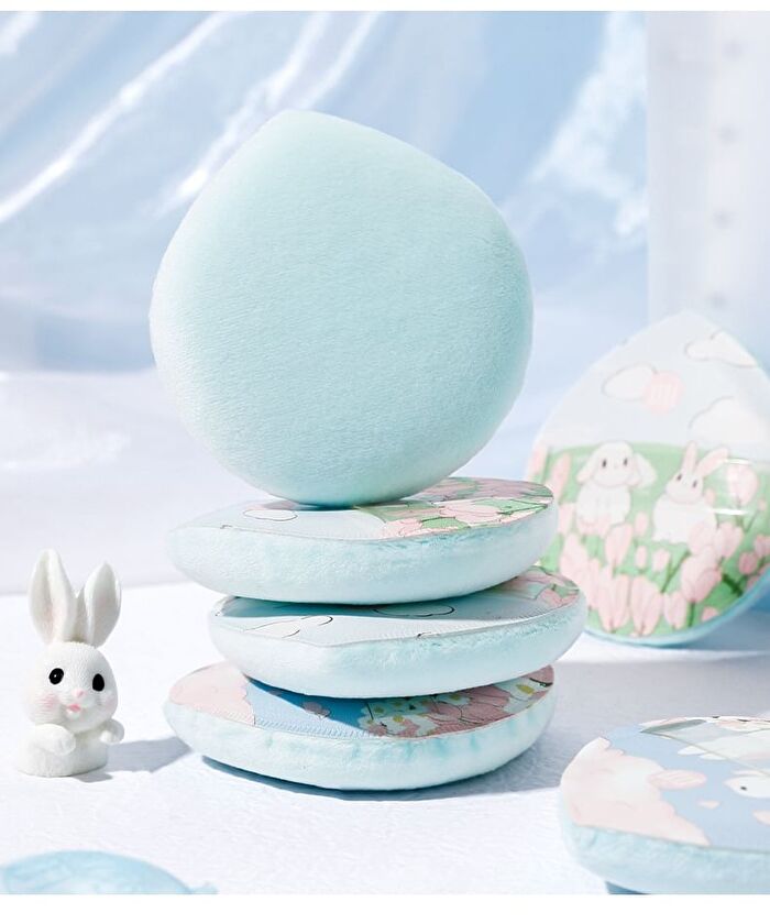 Rabbit Bubble Makeup Puff - 2 Types - #01 Green - 1pcs