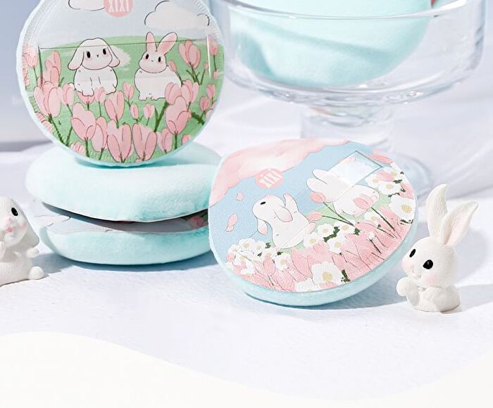 Rabbit Bubble Makeup Puff - 2 Types - #01 Green - 1pcs