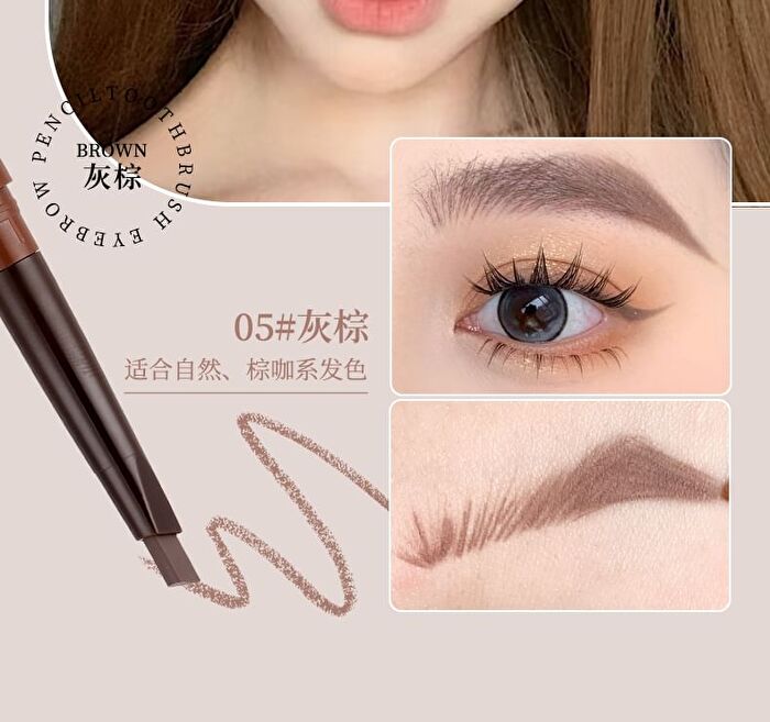 Toothbrush Eyebrow Pencil - 4 Colors - #01 Graphite Black - 350mg