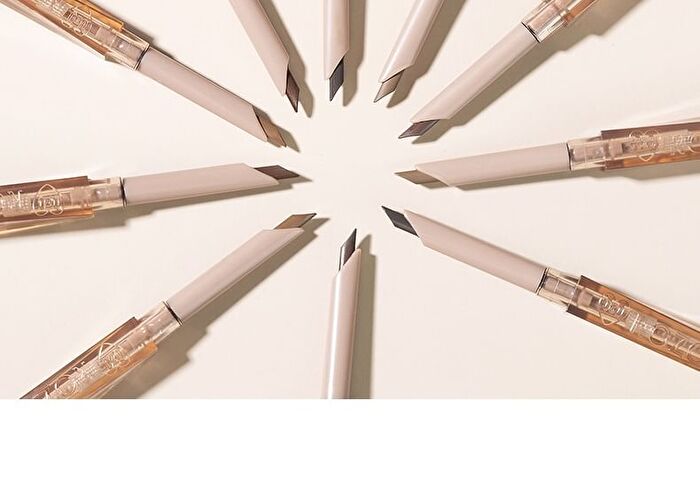 Rozo Dual-Ended Fine Eyebrow Pen - 5 Colors - Z13# Milky Brown - 140mg