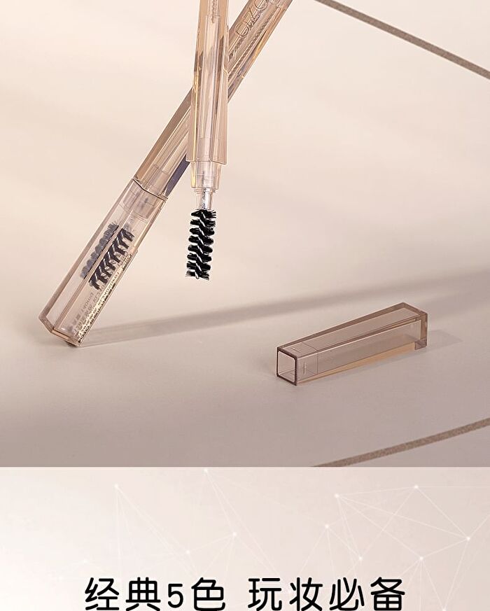 Rozo Dual-Ended Fine Eyebrow Pen - 5 Colors - Z15# Dark Brown - 140mg