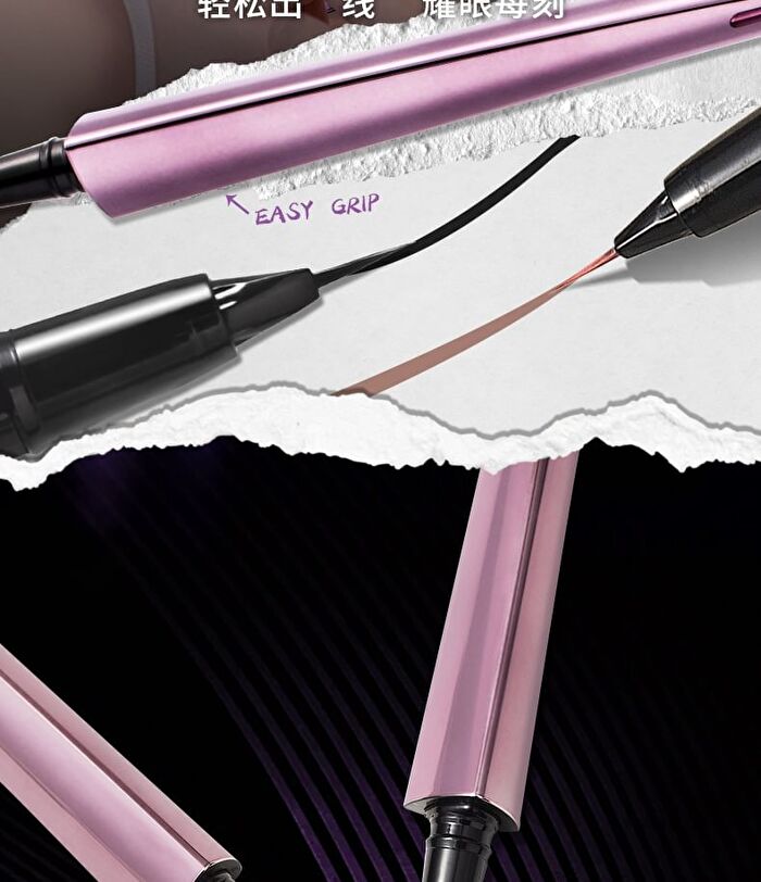 Rozo Precision Micro Sculpt Liquid Eyeliner - 5 Colors - PRO11# Midnight Black - 400mg