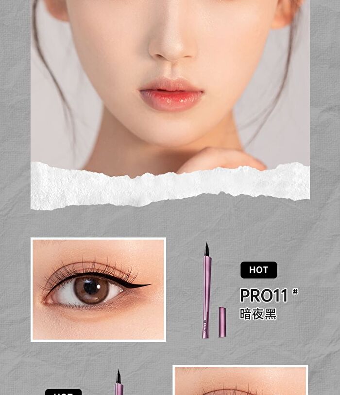 Rozo Precision Micro Sculpt Liquid Eyeliner - 5 Colors - PRO12# Cool Tea Brown - 400mg
