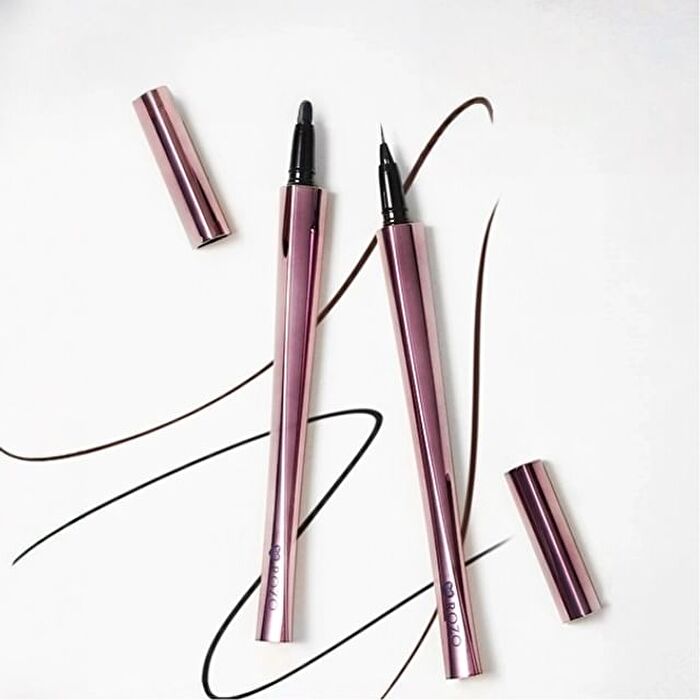Rozo Precision Micro Sculpt Liquid Eyeliner - 5 Colors - PRO12# Cool Tea Brown - 400mg