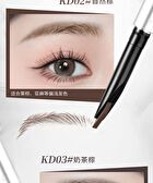 Rozo Blade Sculpting Long-Lasting Eyebrow Pen  - 3 Colors - KD03# Milk Tea Brown - 240mg