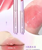 Rozo Luminous Glossy Lipstick - 6 Colors - F608# Morning White Peach - 2g
