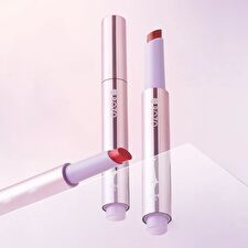 Rozo Luminous Glossy Lipstick - 6 Colors - F608# Morning White Peach - 2g