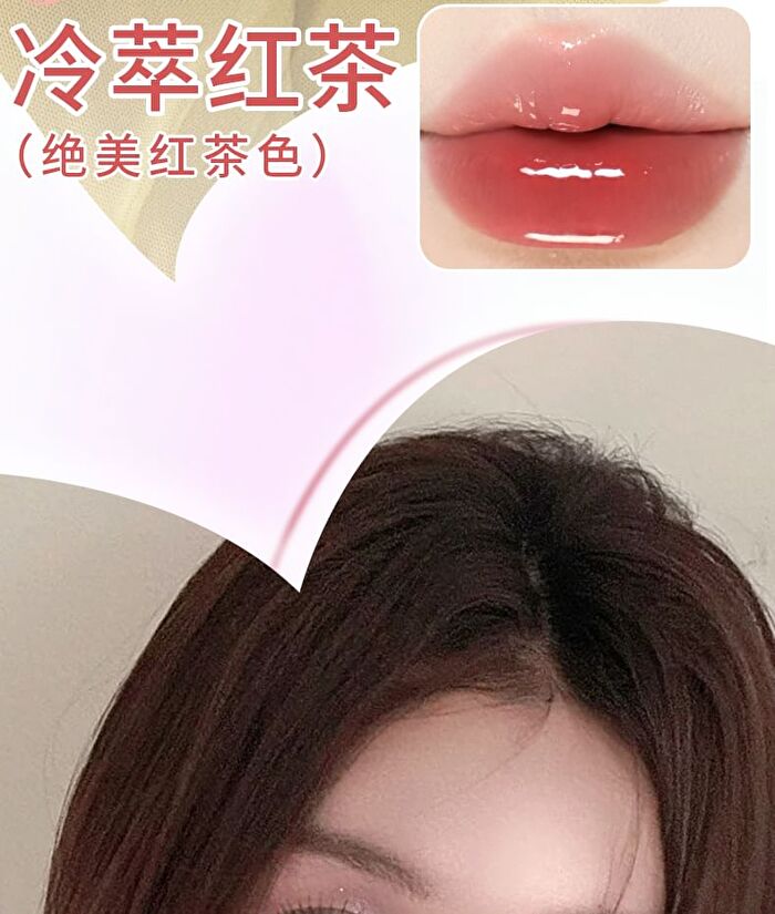 Rozo Luminous Glossy Lipstick - 6 Colors - F611# Fragrant Camellia - 2g