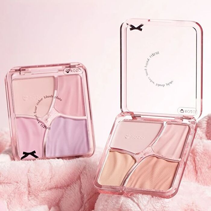 Rozo Angel Quad Blush Palette - 2 Types - Pink  - 7.6g