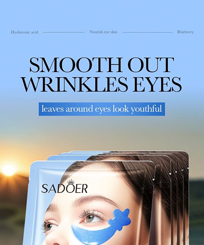 Sadoer Hydrogel Smooth Eye Mask - 4 Types - 24K Gold - 6g