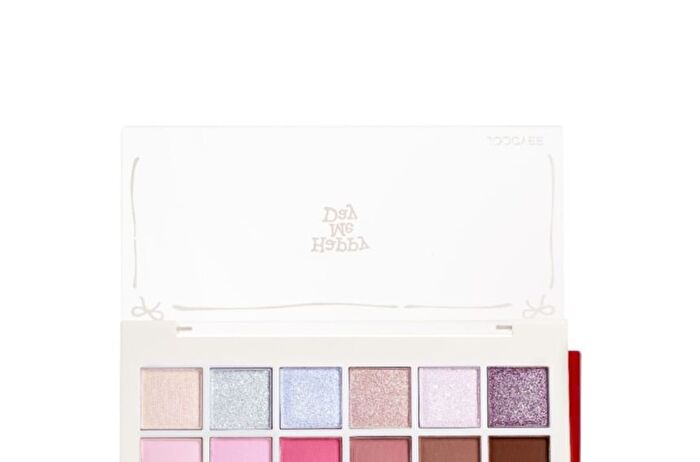 Happy Me Day 12 Shades Eyeshadow Palette - #06 Wish Pink