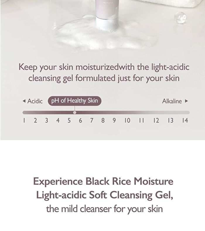 haruharu wonder Black Rice Moisture 5.5 Soft Cleansing Gel Mini - 20ml