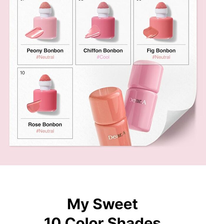 BonBon Glow Cheek - 10 Colors - #03 Peach Bonbon