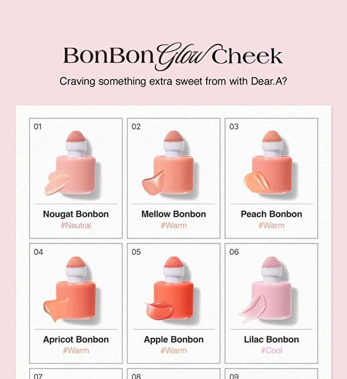 BonBon Glow Cheek - 10 Colors - #04 Apricot Bonbon