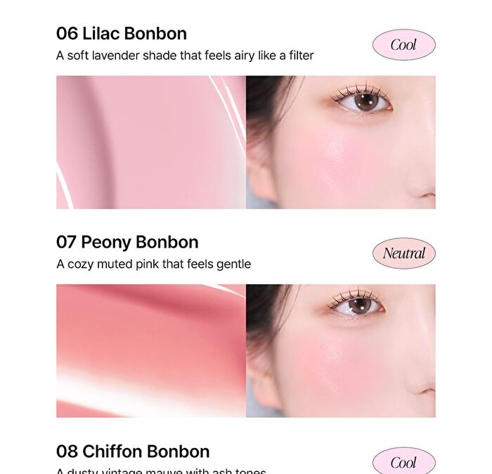 BonBon Glow Cheek - 10 Colors - #07 Peony Bonbon