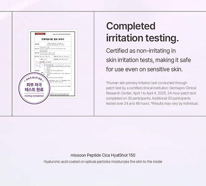 mixsoon Peptide Cica Hyalshot 150 - 50ml
