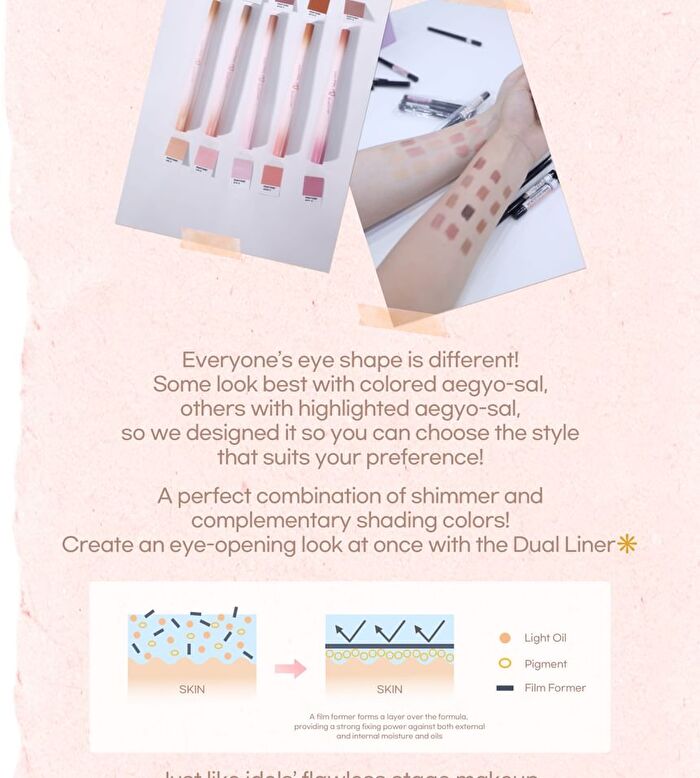 Color Play Dual Liner - 5 Colors - #01 Honey Peach