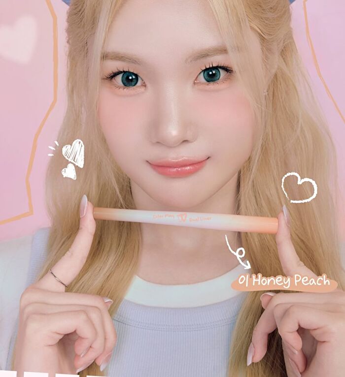 Color Play Dual Liner - 5 Colors - #01 Honey Peach