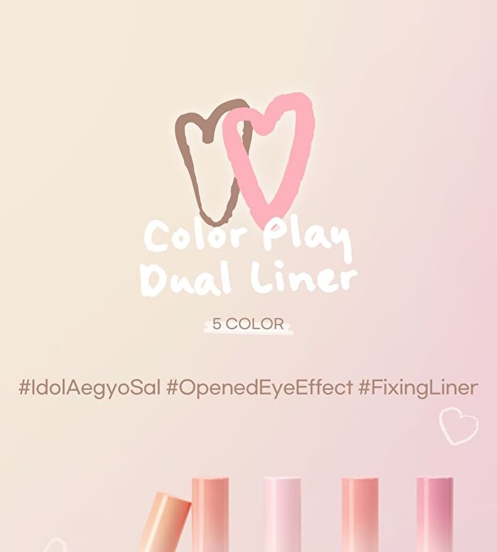 Color Play Dual Liner - 5 Colors - #01 Honey Peach