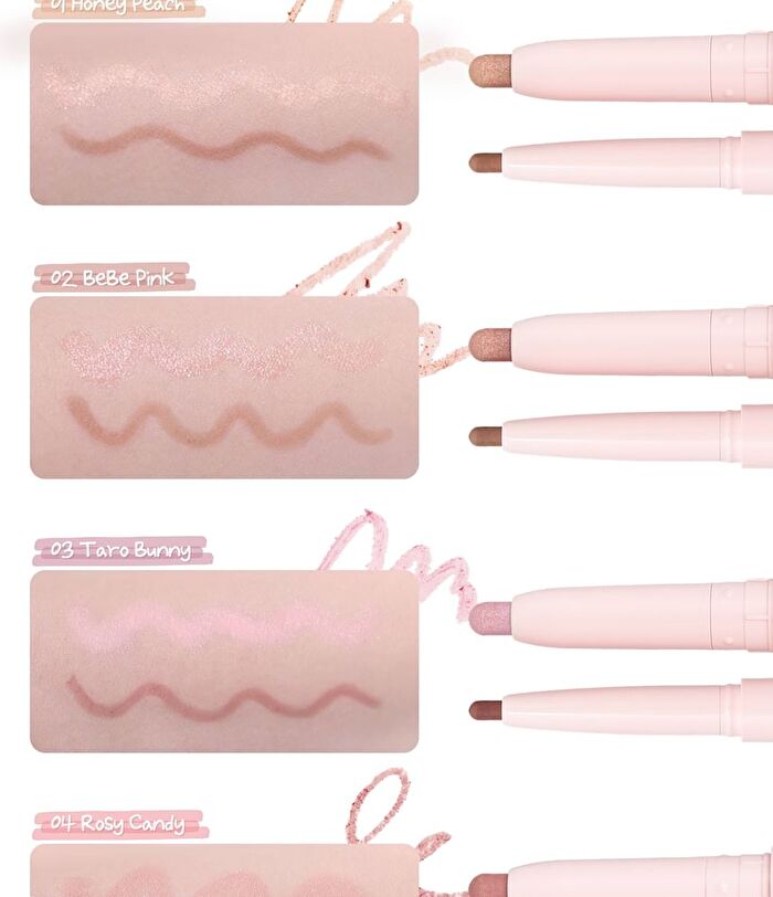 Color Play Dual Liner - 5 Colors - #03 Taro Bunny