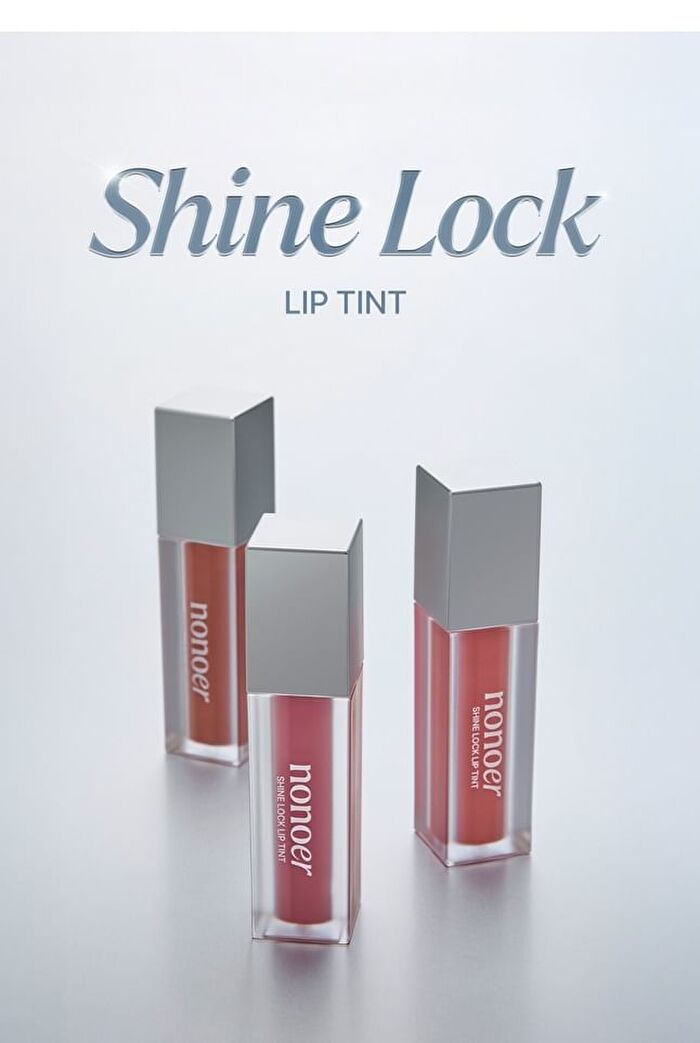 Shine Lock Lip Tint - 3 Colors - #002 Rosy Nut