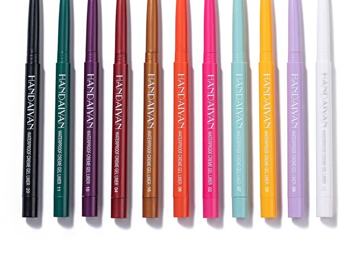 Waterproof Creme Gel Eyeliner Set - 3 Types - Set B (0.2g x 6pcs)