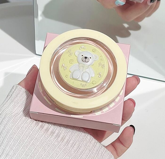 Bow Teddy Matte Pressed Powder - 4 Shades - 04# Light Pink  - 10g