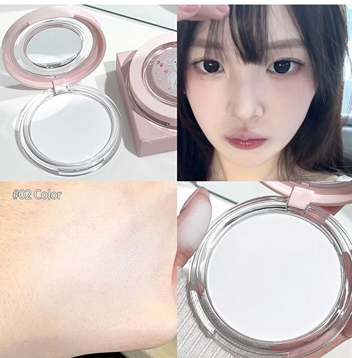 Bow Teddy Matte Pressed Powder - 4 Shades - 04# Light Pink  - 10g