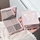 Butterfly Pact Series 4-Color Eyeshadow Palette - 6 Types - 06# Stone Edition - 8g