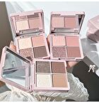 Butterfly Pact Series 4-Color Eyeshadow Palette - 6 Types - 06# Stone Edition - 8g