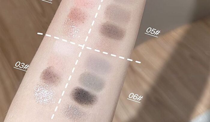 Butterfly Pact Series 4-Color Eyeshadow Palette - 6 Types - 06# Stone Edition - 8g