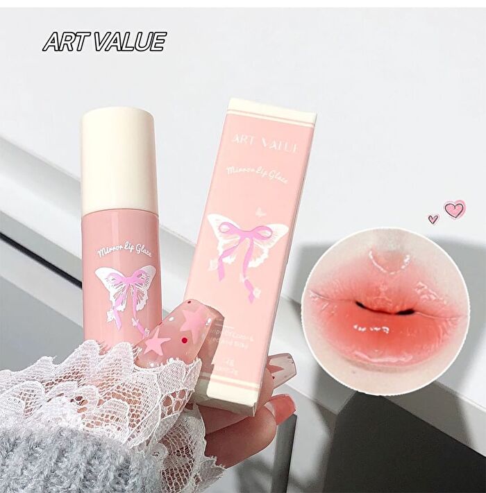 Butterfly Pact Series Mirror Lip Gloss - 6 Colors - 06# Lychee Sweet Tea - 2g