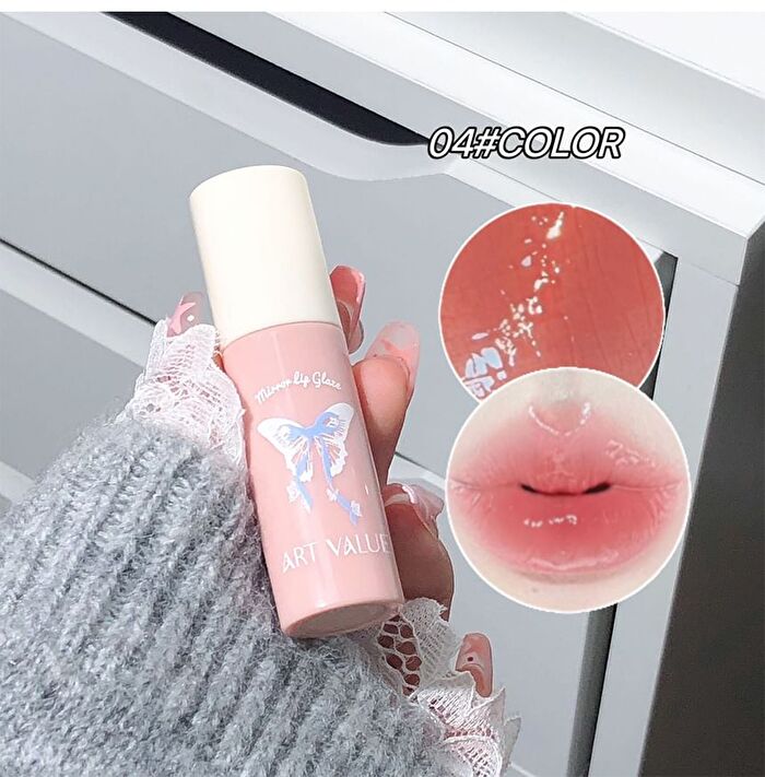 Butterfly Pact Series Mirror Lip Gloss - 6 Colors - 06# Lychee Sweet Tea - 2g