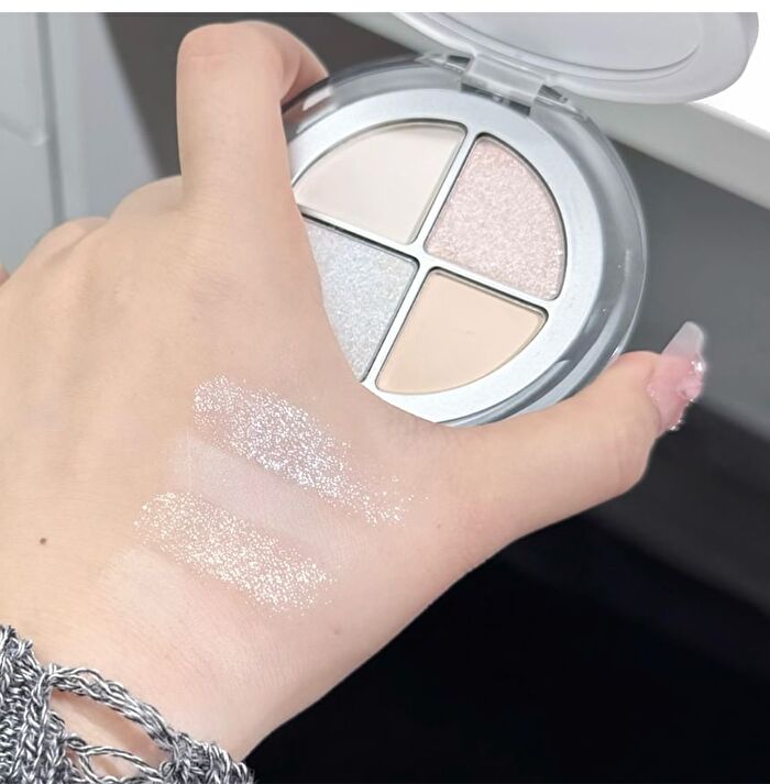 Floating 4-Color Highlighter Palette - 01# Starlight - 7.2g